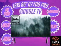 GAMING TV IRIS QLED Q7700 PRO GOOGLE TV UHD 4K 144Hz Matte (86"/100")