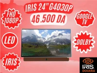 PORTABLE TV IRIS 24" G4030P 24POUCES GOOGLE TV FHDLED 