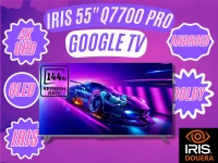 GAMING TV IRIS QLED Q7700 PRO GOOGLE TV UHD 4K 144Hz Matte (55"/65"/86"/100")