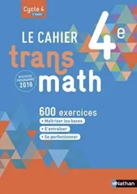 Transmath 4e 600 exercices