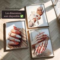 إطارات-deco-murale-professionnelle-salon-de-manucure-بسكرة-الجزائر