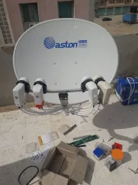 INSTALLATION PARABOLE POINTAGE SATELLITE FIXATION TV PLASMA