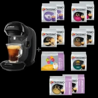 CAFETIÈRE DOSETTE & MACHINES À CAFÉ À CAPSULES TASSIMO BOSCH Style Noire + x32 dosette de café