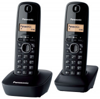 telephones-fixe-fax-panasonic-kx-tg1612-noir-telephone-sans-fil-dect-avec-deux-combines-kouba-alger-algerie