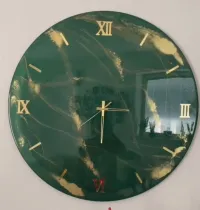 ساعة حائط من الريزين montre en résine 