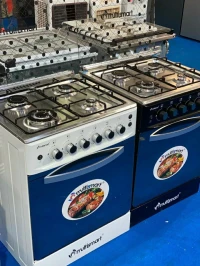 Promotion cuisinière multismarte ventilé.  Disponible en trois couleurs blanc noir et inox
