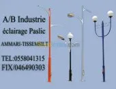 fabrication materiels d'eclairage