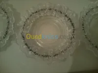 les assiettes .les fleurs  