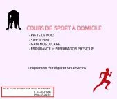 cours de sport(à domicile)