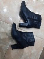 جزمة-demi-boots-cuir-noir-p37-italie-القبة-الجزائر