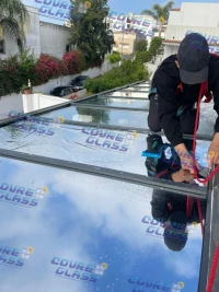 FILM SOLAIRE STOP SOL MIROIR "INSTALLATION EXTERIEUR ET INTERIEUR"