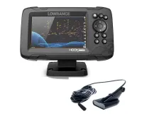 Sondeur GPS LOWRANCE HOOK REVEAL 5 avec Sonde 50/200 600w