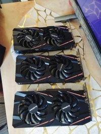Original gigabyte RX580 8G Graphics Cards GDDR5 Memory Video Gaming تلعب كلش 