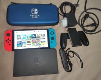 أجهزة-ألعاب-الفيديو-nintendo-switch-oled-flashee-128-go-excellent-etat-دار-البيضاء-الجزائر