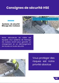 Dérouleuse de câbles 