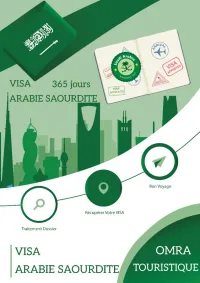 E-VISA ARABIE SAOUDIE TOURISTIQUE 90 JOURS / 1 ANS & OMRA