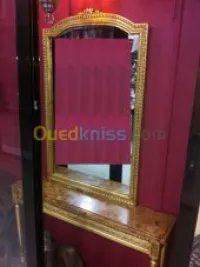 Console + miroir style Louis XVI 