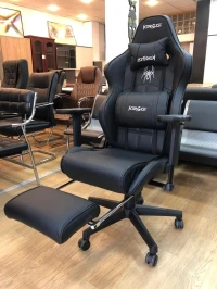 Chaise Gamer Ergonomique avec Repose-Tête et Repose-Pieds,