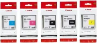 pack Cartouches Canon PFI-120 (MBK-BK-Y-M-C)  pour traceur  TM-300 TM305 TM205 TM 200 GP300 GP200