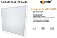 Plafonnier 60x60 LED SOLESTO et Projecteur LED SMD