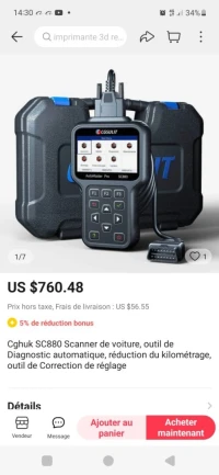 Outils de diagnostic 