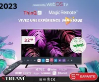 Tv Stream 32 pouce smart webos télécommande magique 5 ans garantie livraison gratuite sur Oran 