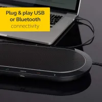 Jabra Speak 810 Enceinte d'Audioconférence Bluetooth, USB et Jack 3.5, jusqu'à 10 personnes.