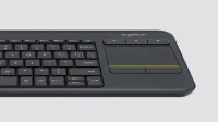 Logitech K400 Plus Clavier Sans Fil Touch TV Avec Contrôle Média et Pavé Tactile