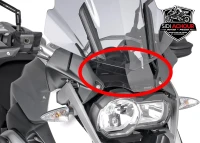 Pare-brise léger PUIG fumé 115x240mm approuvé ABE pour BMW