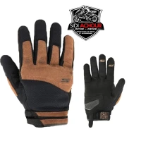 Gants AIR FRESH HOMOLOGUE PERMIS - Noir / Marron S-LINE