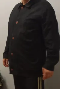 Veste homme daim noir