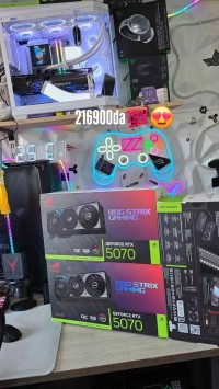 بطاقات-الرسومات-gpu-asus-rtx-5070-12gb-roug-strix-oc-باب-الزوار-الجزائر