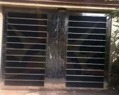 Rampe d'escalier, garde corps en inox