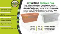 POT EN RESINE JARDINIERE FLORA 