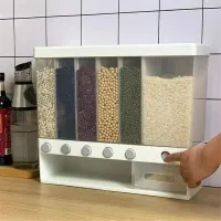   Distributeur et organisateur de nourriture sèche mural - صندوق تخزين مثبت على الحائط وموزع طعام
