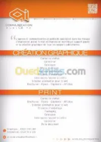 Communication & publicité.