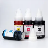 ENCRE BOUTEILLE  PACK 100ML/1L 4 COULEURS