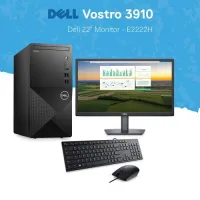 DESKTOP DELL VOSTRO 3910-N // Intel Core I5-12400 // 8GB // 512SSD // WIFI // ECRAN 22 "