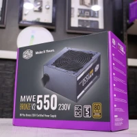 COOLER MASTER MWE 550W V2 - ALIMENTATION 80 PLUS BRONZE - DC TO CD - ATX12V - 2 X PCI-E 6 - NOIR