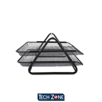 CORBEILLE A COURRIER METALLIQUE 2 ETAGES VIEW TECH