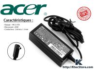 Chargeur ACER 45W ORIGINAL 19V 2.37A Aspire, Swift ORIGINAL