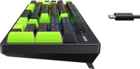 CLAVIER HAVIT GAMING KB893L RGB BLACK/GREEN MECANIQUE BLUE SWITCHES