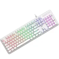 HAVIT GAMING KB870L MECANIQUE BLUE SWITCH RGB WHITE