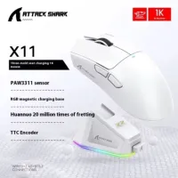 Souris de jeu sans fil ATTACK SHARK X11 avec station de charge