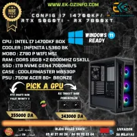 CONFIG I7 14700KF/RTX 5060TI--OR--RX 7800XT