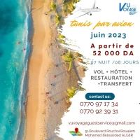 TUNISIE PAR AVION JUIN 2023 