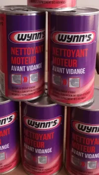 Nettoyant moutour avant vidange 