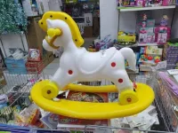 cheval balançoire jouet pour enfant 2en1