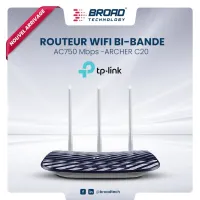 Routeur bi-bande AC750 Mbps Réf: Archer C20 TP-LINK 