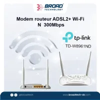 Modem routeur ADSL2+ Wi-Fi N 300Mbps TP LINK 